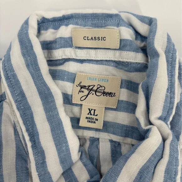 J.Crew Short-sleeve Baird McNutt Irish linen shirt - Picture 5 of 8